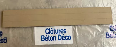 plaque en béton imitation lame bois