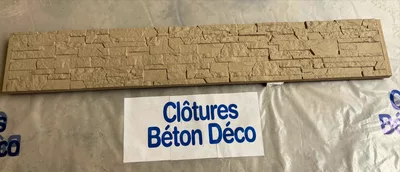 plaque en béton imitation pierre