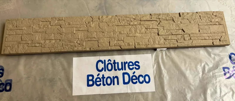 plaque en béton imitation pierre